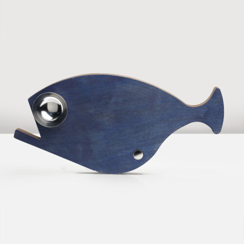 Blue fish cutting board